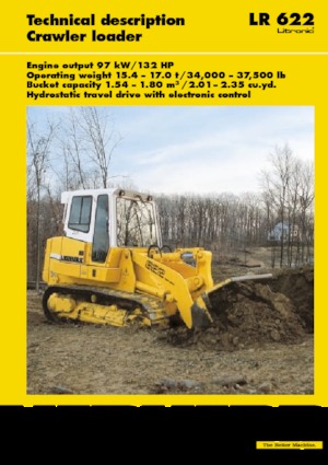 Lánctalpas rakodók Liebherr LR 622