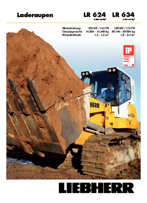 Lánctalpas rakodók Liebherr LR 634