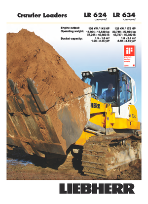 Lánctalpas rakodók Liebherr LR 634