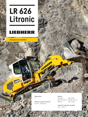 Lánctalpas rakodók Liebherr LR 626 G8.0