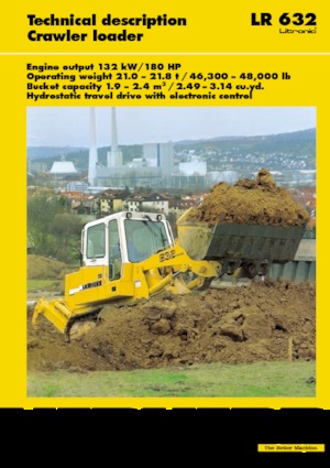 Lánctalpas rakodók Liebherr LR 632