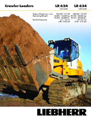 Lánctalpas rakodók Liebherr LR 634