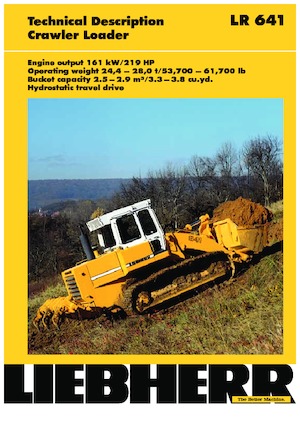 Lánctalpas rakodók Liebherr LR 641