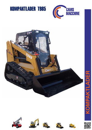 Csúszókormányzású rakodók Cams T985.45 R