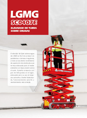 Lánctalpas ollós személyemelők LGMG  SC1532E