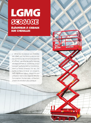 Lánctalpas ollós személyemelők LGMG  SC0610E