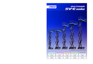 Lánctalpas ollós személyemelők Aichi SKYTOWER SV06E1NS