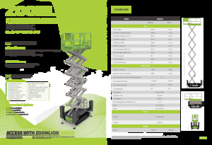 Lánctalpas ollós személyemelők Zoomlion ZS1216C