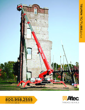 Lánctalpas teleszkópgémes munkaállványok TEUPEN TC98SJ plus