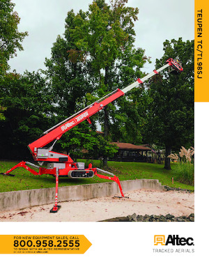 Lánctalpas teleszkópgémes munkaállványok TEUPEN TC98SJ