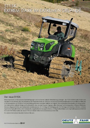 Lánctalpas traktorok DEUTZ-FAHR 5115 K 