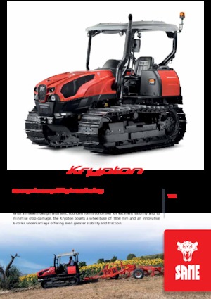 Lánctalpas traktorok SAME Krypton 115 