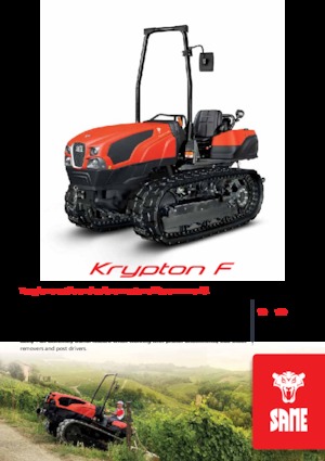 Lánctalpas traktorok SAME Krypton F 100 