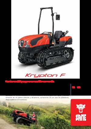 Lánctalpas traktorok SAME Krypton F 100 
