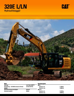 Lánctalpas kotrók Caterpillar 320E LN
