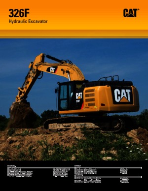 Lánctalpas kotrók Caterpillar 326F L