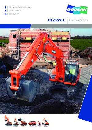 Lánctalpas kotrók Doosan DX235NLC
