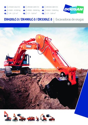Lánctalpas kotrók Doosan DX530LC-3