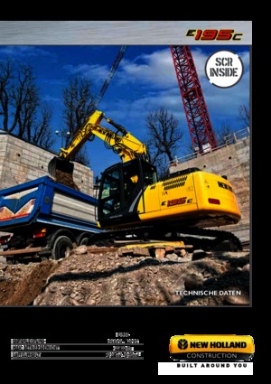 Lánctalpas kotrók New Holland E 195 LC