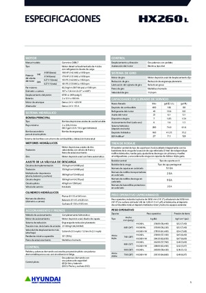 Lánctalpas kotrók Hyundai HX260L