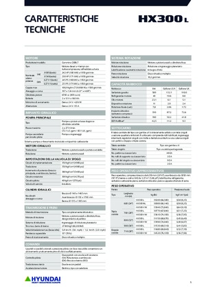 Lánctalpas kotrók Hyundai HX300L