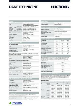 Lánctalpas kotrók Hyundai HX300L