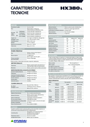 Lánctalpas kotrók Hyundai HX380L