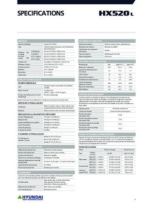 Lánctalpas kotrók Hyundai HX520L