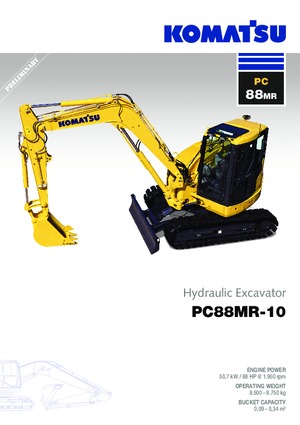 Lánctalpas kotrók Komatsu PC88MR-10
