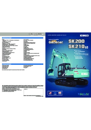 Lánctalpas kotrók Kobelco SK 210 LC 9