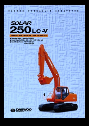 Lánctalpas kotrók Doosan Solar 250 LC-V