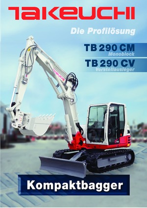 Lánctalpas kotrók Takeuchi TB290