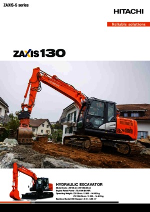 Lánctalpas kotrók Hitachi ZX 130-5 B