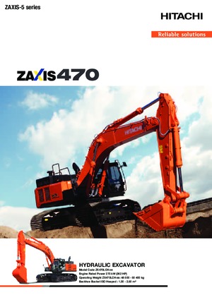 Lánctalpas kotrók Hitachi ZX 470 LCH-5 G