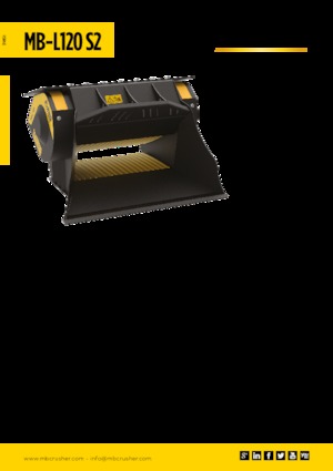 Törőkanaskak MB Crusher MB-L120 S2