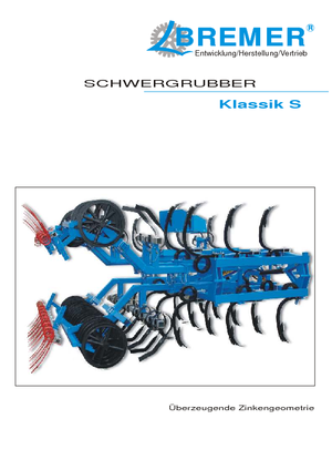 Kultivátorok Bremer SHG 3/23 Klassik-S