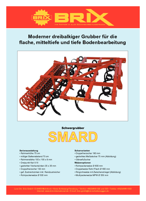 Kultivátorok Brix Smard 450 H RPW Ø  500
