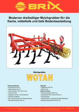 Kultivátorok Brix Wotan 300 S