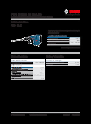 Bontó kalapácsok és fejek Bosch GSH 11 E