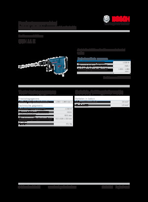 Bontó kalapácsok és fejek Bosch GSH 11 E