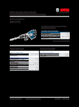 Bontó kalapácsok és fejek Bosch GSH 11 VC