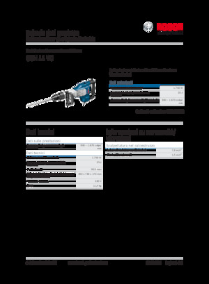 Bontó kalapácsok és fejek Bosch GSH 11 VC