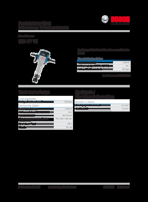 Bontó kalapácsok és fejek Bosch GSH 27 VC