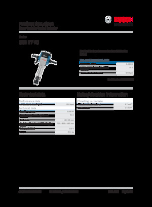 Bontó kalapácsok és fejek Bosch GSH 27 VC