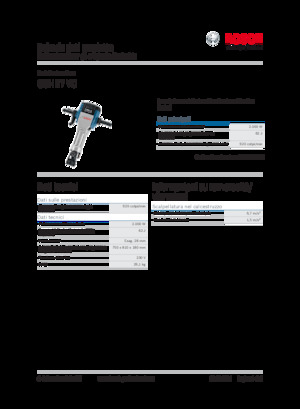 Bontó kalapácsok és fejek Bosch GSH 27 VC