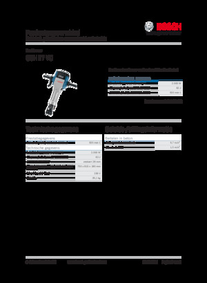 Bontó kalapácsok és fejek Bosch GSH 27 VC