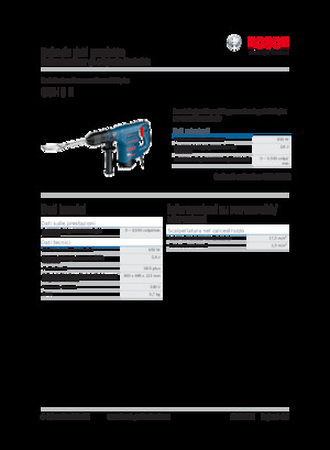 Bontó kalapácsok és fejek Bosch GSH 3 E