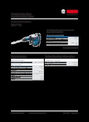 Bontó kalapácsok és fejek Bosch GSH 7 VC