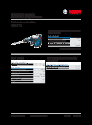 Bontó kalapácsok és fejek Bosch GSH 7 VC