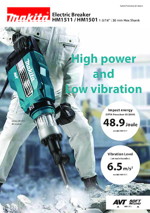 Bontó kalapácsok és fejek Makita HM1501